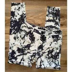 Joe’s Jeans Acid Tie-Dye Bohemian Skinny Petrol Print Black Teen - sz 29 - J